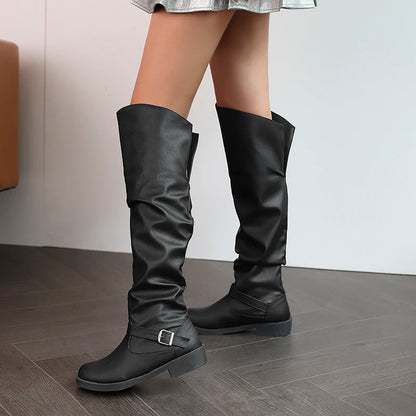 Women's Pirate-Style Pull-On Boots