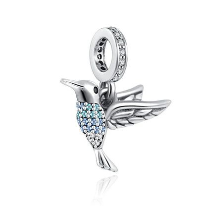 2025 New Hot Sale Hummingbird, firefly, butterfly Charm Beads Fit 925 Sterling Silver Original women Bracelet DIY Jewelry Gift