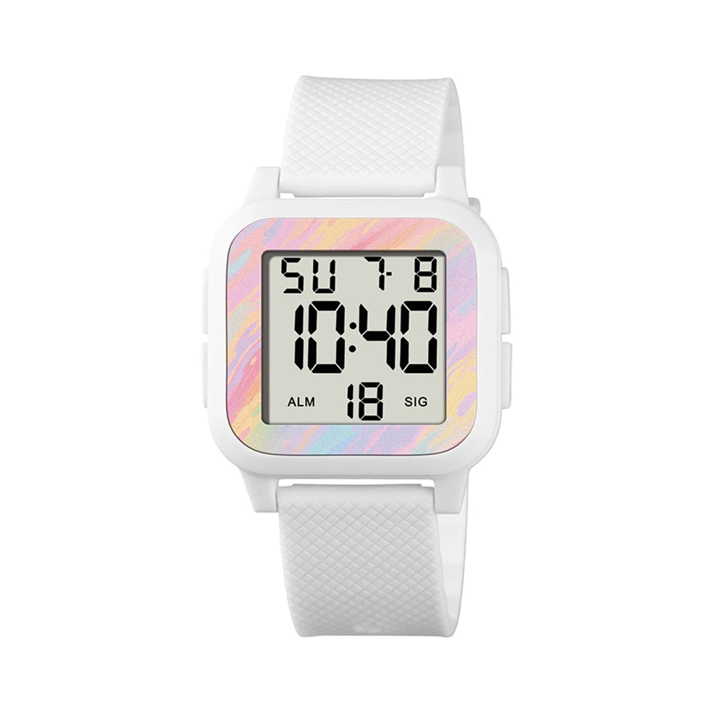 MAYZHISU Sports Women Watches Alarm Clock Waterproof Luminous Digital Military Electronic Wristwatch for Men Boys Girls Student