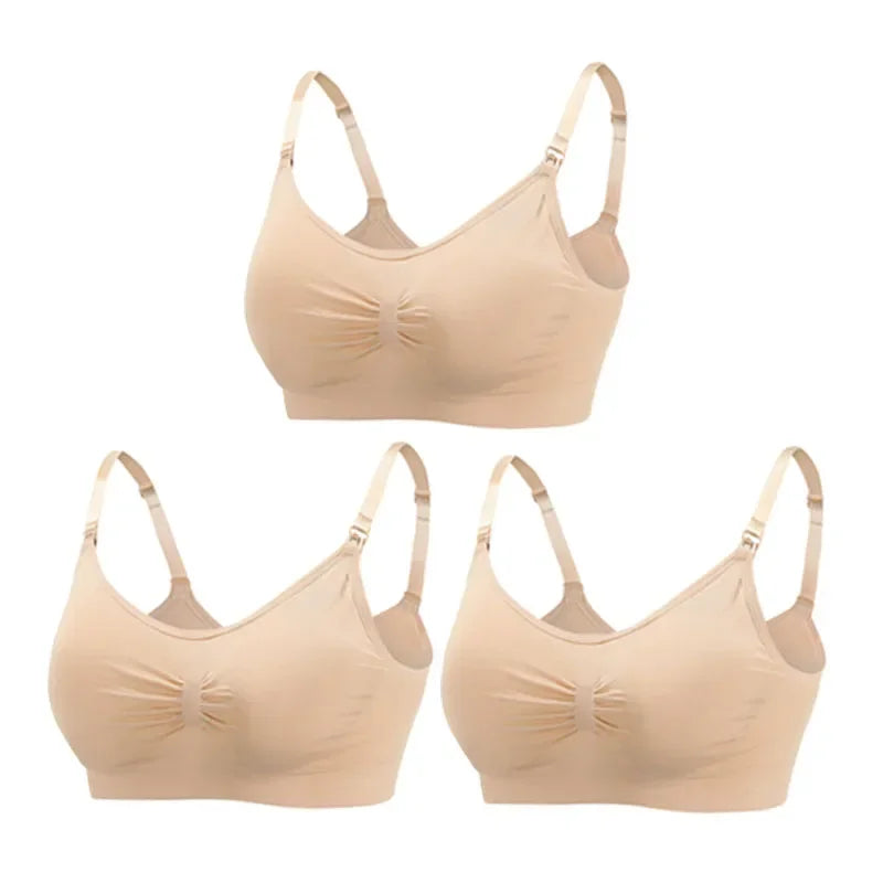 3PC/lot Maternity Nursing Bras Cotton Breastfeeding Pregnant Women Pregnancy Underwear Breast Feeding Bra Clothing Lactancia
