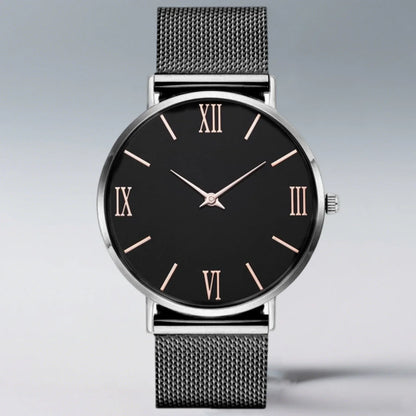 Luxury Ladies Quartz Wristwatch Top Brand Simple Analog Women's Watches Metal Mesh Band Fashion Casual Female Clock Reloj Mujer