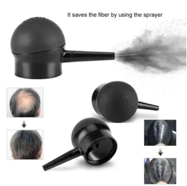 Hair Spray Applicator For Hair Building Fiber Powder Spray Extension Nozzle Pump Hair Loss Fiber Sprinkler Nozzle