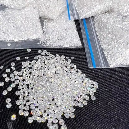 [ Free Sample ] Lab-grown Diamond Moissanite Diamond Stone 0.7mm-30ct Premium Loose Moissanite Stone Factory Quality D Color