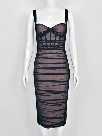 Women's Fitted Strappy Occasion Dress