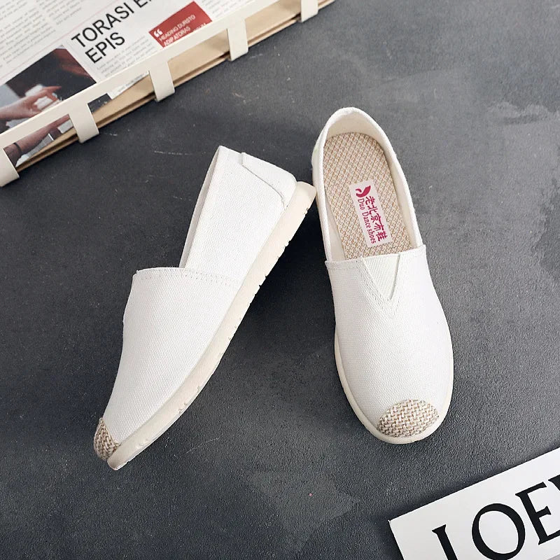 Breathable Mesh Lightweight Casual Shoes Women Fashion Women Slip on Flats Print Fisherman Shoes on Flats Shoes Zapatos De Mujer