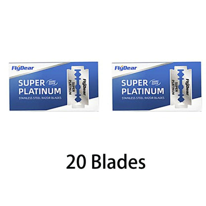 Razor Stainless Steel Double-Blade Razor Old-Fashioned Razor Manual Shaving for Men Razors for Shaving Men Razors