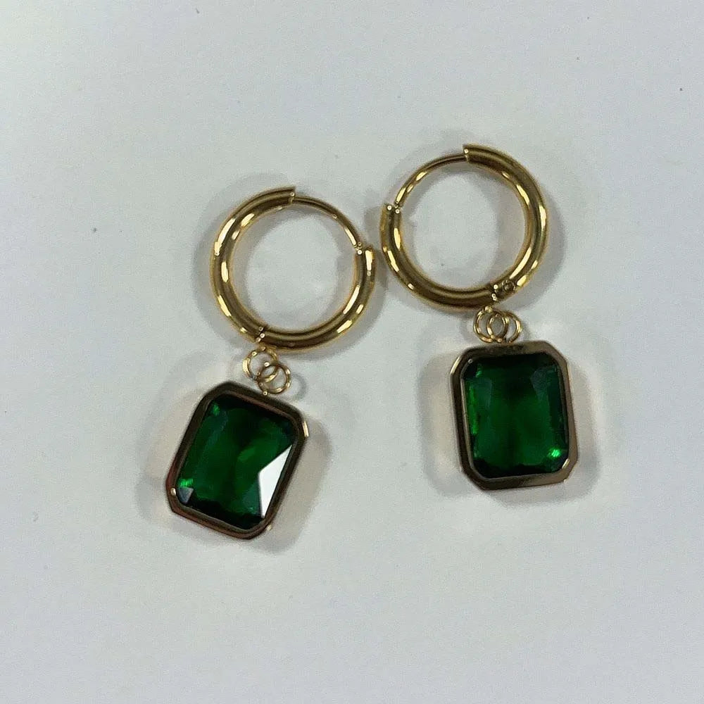 Stainless Steel Exaggerated Large Waterproof Hoop Earrings