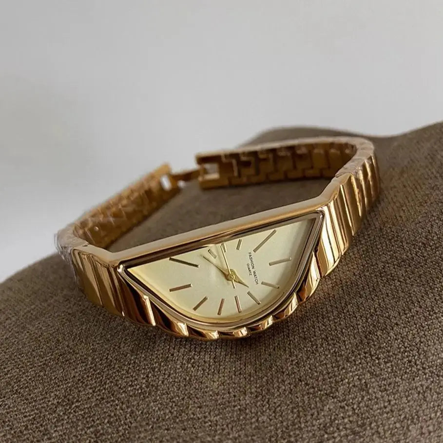 NEW 2025 GEDI Retro-inspired Women's Watches With Triangular Irregular Dial Water-resistant Stainless Steel Quartz Ladies' Watch