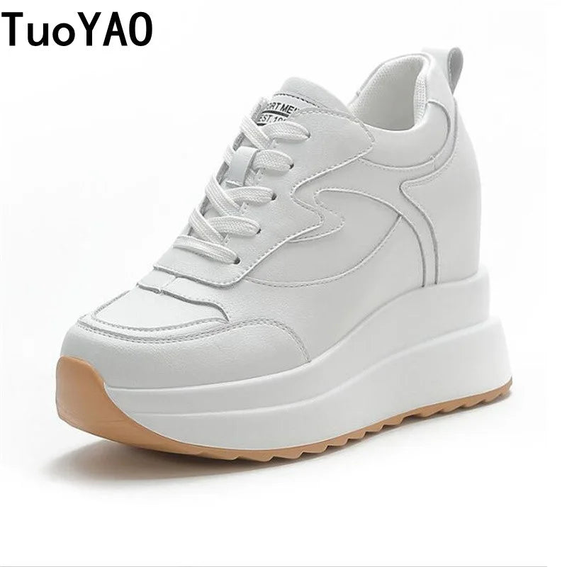 Women's Lace-Up Platform Sneakers