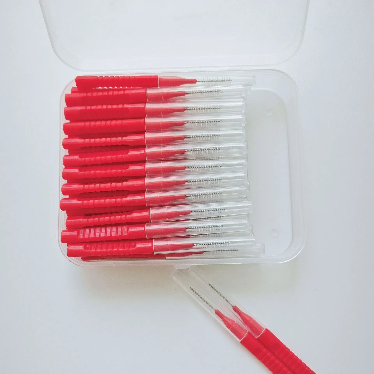 50Pcs 0.6-1.2mm Interdental Brushes Health Care Tooth Push-Pull Escova Removes Food And Plaque Better Teeth Oral Hygiene Tool