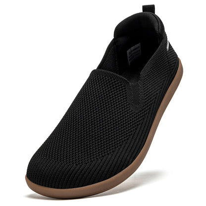 HOBIBEAR Women Wide Toe Box Shoes Barefoot  Slip on Walking Sneakers Mesh Breathable Classic Minimalist Shoes for Female