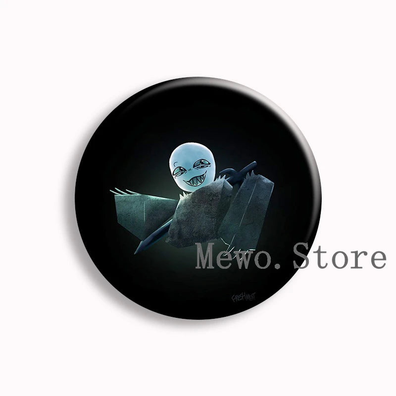 Dod Pursuer Anime Soft Button Pin Forsaken Dead Of Death Brooches Badge Bag Decor Jewelry Gamer Collect