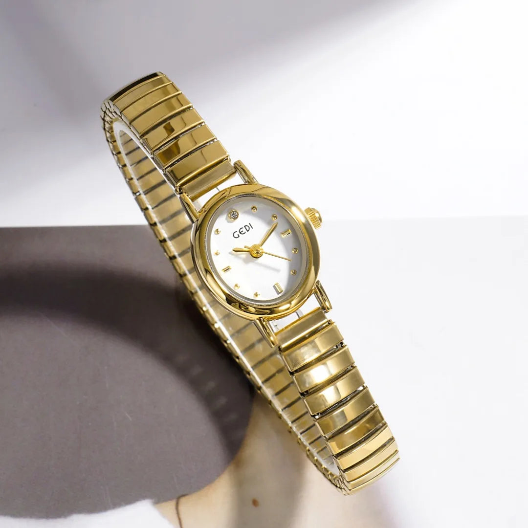 UTHAI L005 Fashionable Women Watch, Light Luxury Exquisite Waterproof Quartz Watch, Light Luxury Clock Gift, Watches for Woman