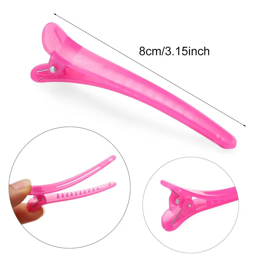 10Pcs 10Pcs Hairdressing Hairpins Salon Styling Hair Clips Basic Hair Clips Section Clamps Washing Shower Barrette
