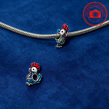 New Original Charms DIY Women Jewelry Gifts Fox Rabbit Chicken Pig Pet Dog Elephant Beads Fit 925 Silver Bracelets Accessories