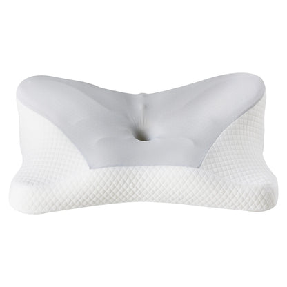 JHK King Size Ergonomic Memory Foam Bed Pillow with Cooling Pillowcase Cervical Contour Pillows For Back Stomach Sleepers