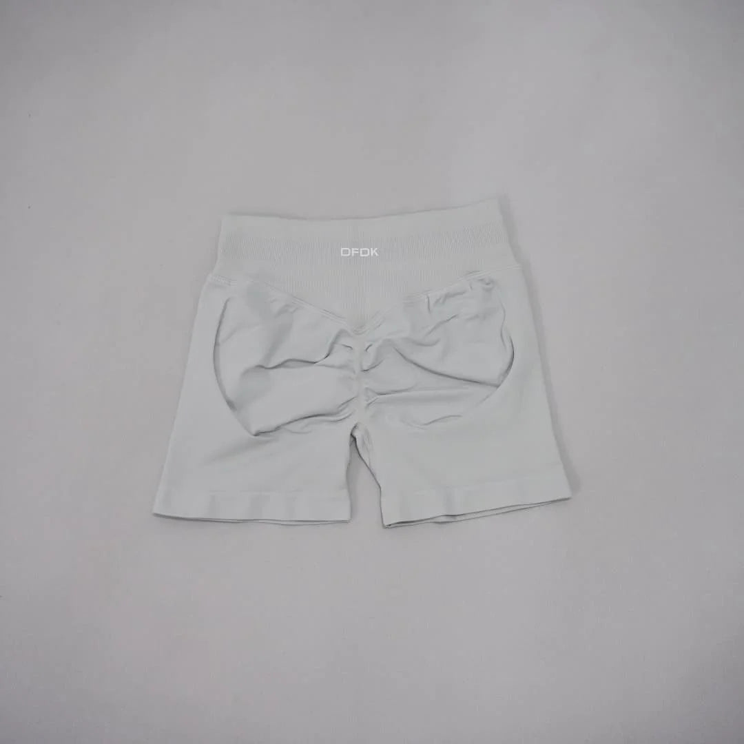 DFDK 2026 New Women Scrunch Butt Yoga Shorts High Waist Hip Lifting Push Up Squat Proof Sports Shorts Gym Workout Running Fitnes