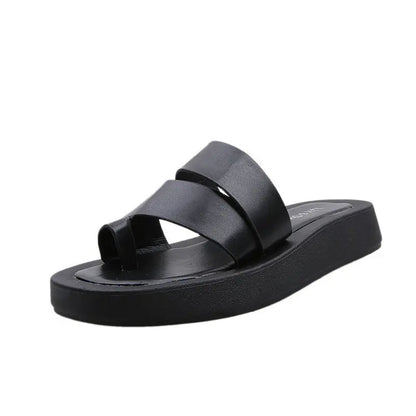 Fashion Non-slip Outer Beach Sandals Women's Slippers Summer Color Matching Platform Ladies Sandals Herringbone Flip Flops Women