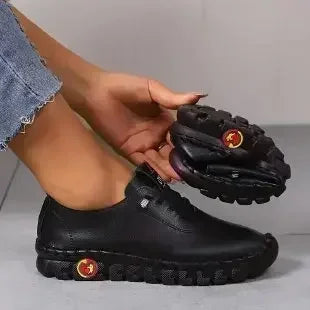 Sneakers Women Shoes Loafers Lace Up Leather Flat New Spring 2023 Casual comfortable Mom Shoe Mujer Zapatos Chaussure Femme