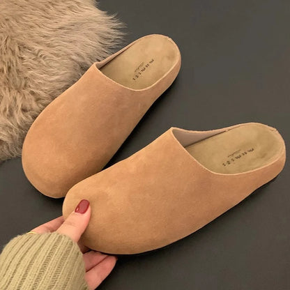 Women's Round-Toe Flat Mules