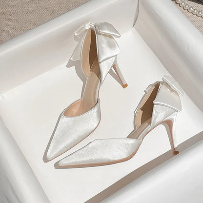 Women's Bow-Detail Pointed-Toe Occasion Heels