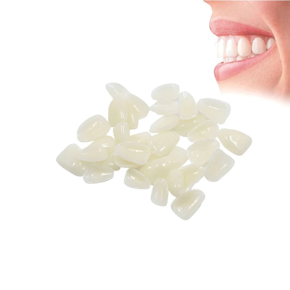 70PCS/Package Beauty Veneers Whitening Ultra-Thin Porcelain Teeth Resin Teeth Upper Anterior Dental Films