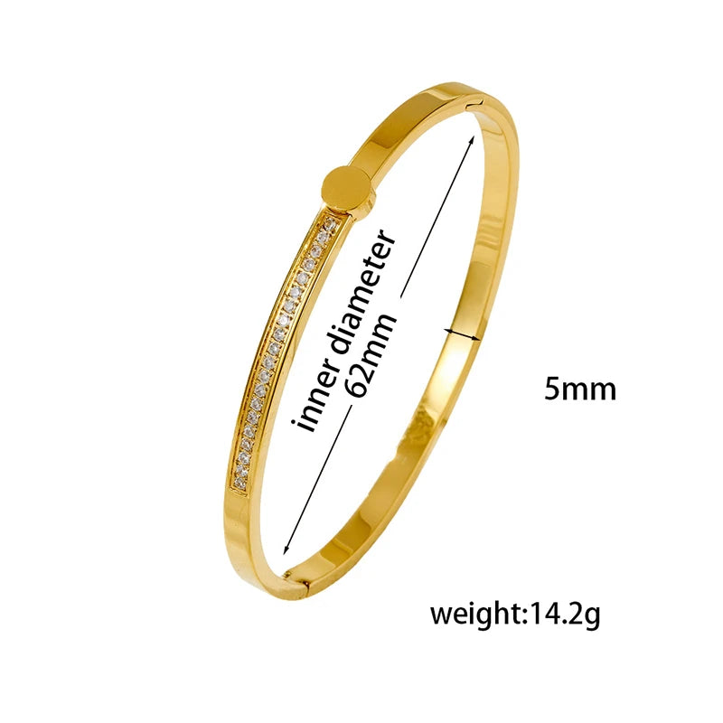 Luxury Star Shaped Stainless Steel Bracelet Set Fashionable Decorative Daily Party Jewelry Gift For Women Men