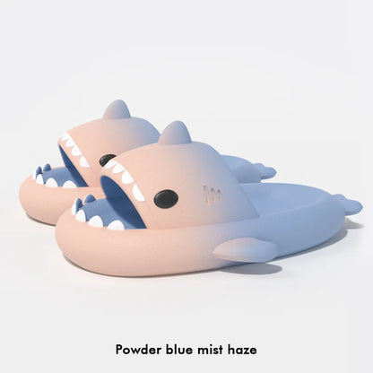 Couples Shark Slippers Women Cartoon Sandals Fashion Men Flip Flops Indoors Bathroom Cute Summer Outdoor Beach Slides Shoes