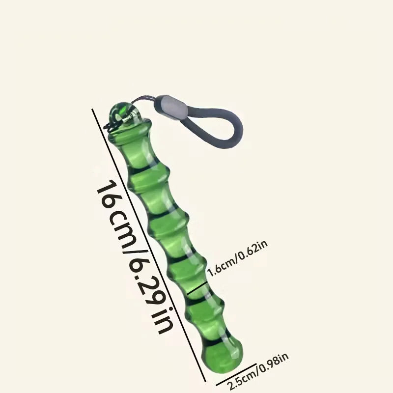 16cm Massage Stick Smooth Thornless Meridian Acupoint Sticks Muscle Relaxation Suitable For Shoulders Neck Hips Jade Massager