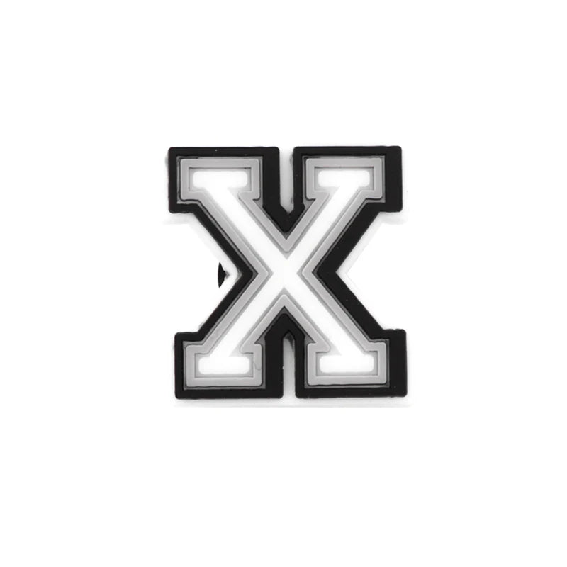 1 PCS Letter Charms for Clog Sandals Shoe Decoration 0-9# Number Alphabet ABC-Z Characters DIY Shoes Pins for Boy Girl Men Women