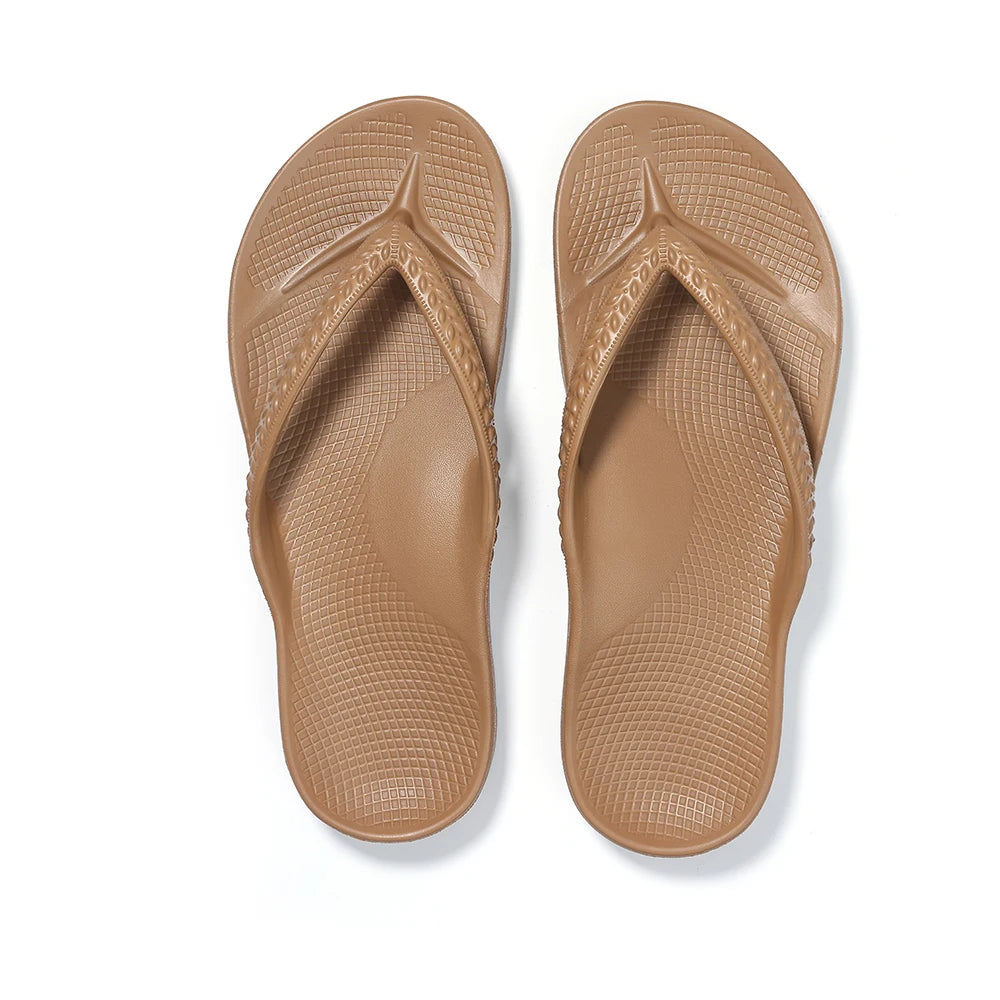 Litfun Women's New Flip Flops With Arch Support Outdoor Non-slip Men Beach Sandals Comfort House Slippers For Plantar Fasciitis