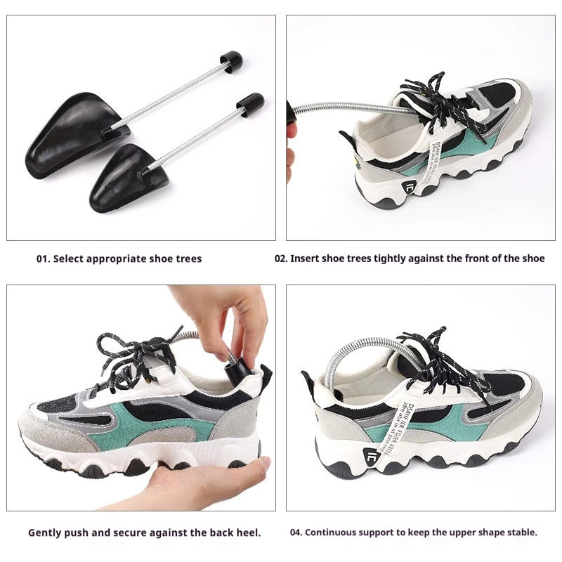2/4/6Pcs Boot Holder Prevent Creasing Adjustable Holder Bulk Shoe Trees for Sneakers Shaper Plastic Unisex Shoe Stretcher Shape