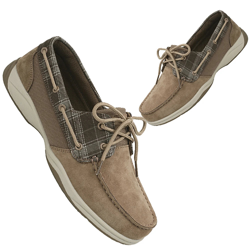 Men's Plus Size Luxury Boat Loafers - Premium PU Upper, Breathable Lining, Soft Insoles, Anti-Slip Sole, Lightweight & Comfortab