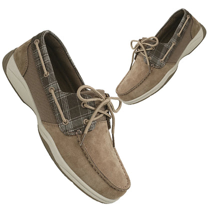Men's Plus Size Luxury Boat Loafers - Premium PU Upper, Breathable Lining, Soft Insoles, Anti-Slip Sole, Lightweight & Comfortab