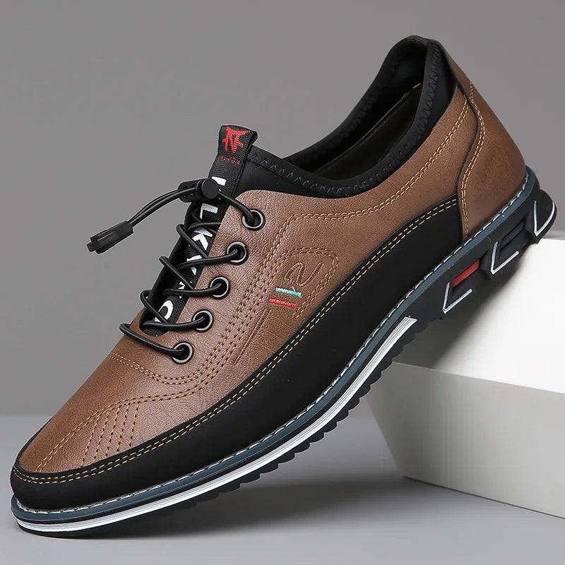 Fashion Black Dress Shoes Mens Business Leather Oxford Social Luxury Shoes Prom Casual Footwear big size 48 49 50 51 52 53