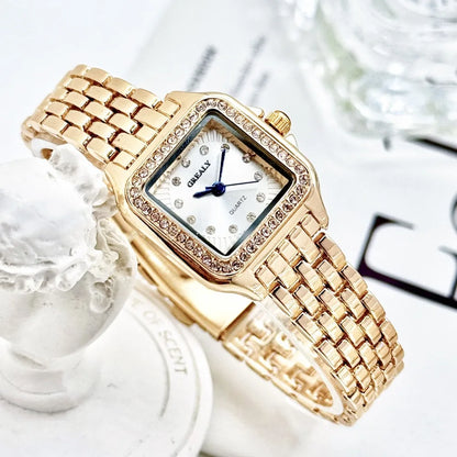 Hot Elegant Luxury Women's Watches Waterproof Gold Watch Quartz Watches Without Box Ladies Relojes Wristwatches
