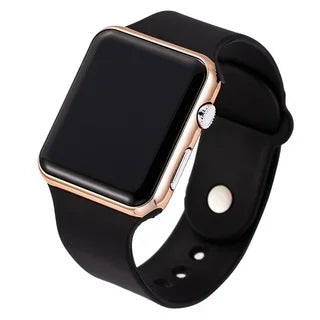 Simple Digital Watches for Woman Electronic Square Sport LED Men's Wristwatch Fashion Casual Silicone Ladies Clock Reloj Mujer