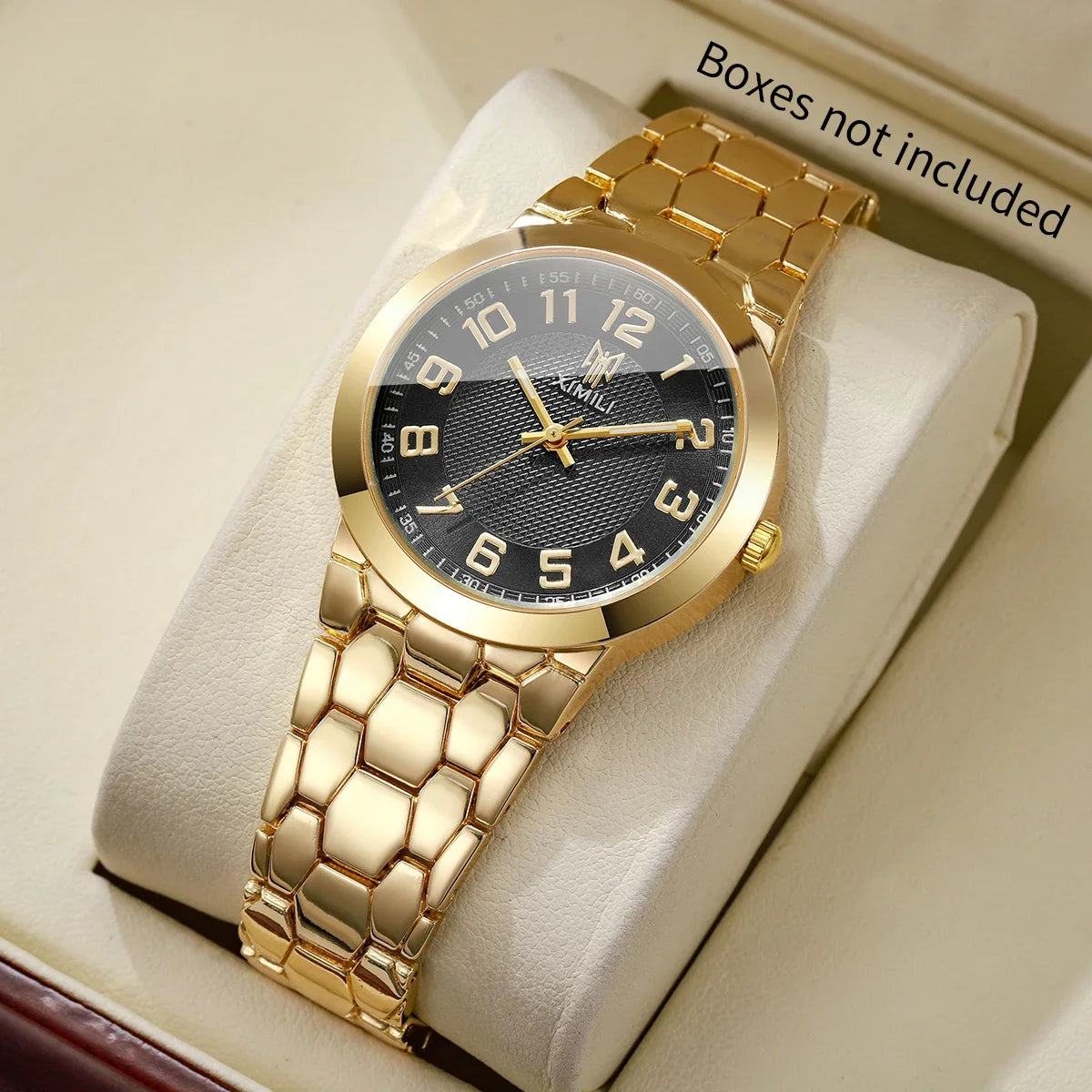 Fashion Arabic Dial Women Watches Golden Bracelet Strap Ladies Quartz Wristwatches Relogio Feminino Girl Clock Gift（Without Box）