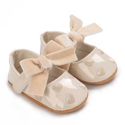 Infant Pre-Walker Shoes 0-1Year Baby Girls Princess Sandals Bowknot Soft Sole Elegant Formal Walking Shoes