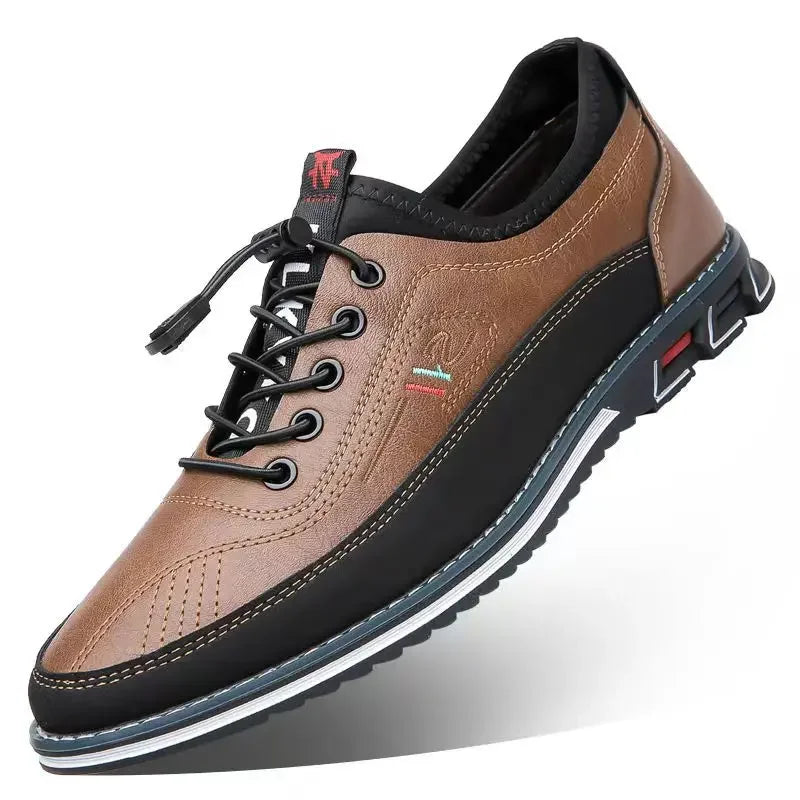 Fashion Black Dress Shoes Mens Business Leather Oxford Social Luxury Shoes Prom Casual Footwear big size 48 49 50 51 52 53