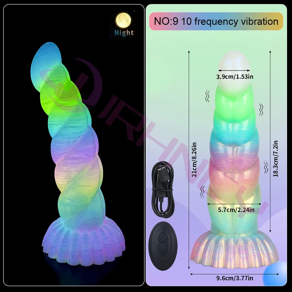 Vibrator Anal Dildos for Women Masturbator Consolador Silicone 10 Frequency Vibrador Anal Plug 18+ G Spot Clitoral Stimulator
