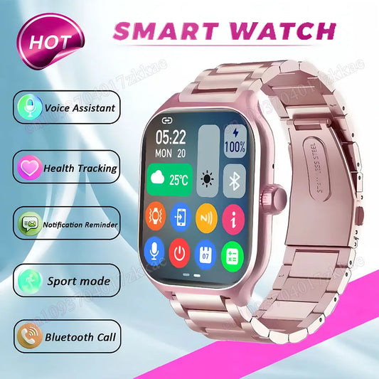 2026 Outdoor Smart Watch Heart Rate BT Answer Call Sleep Health Monitoring Weather Sports Pedometer Message Push Smartwatch H10