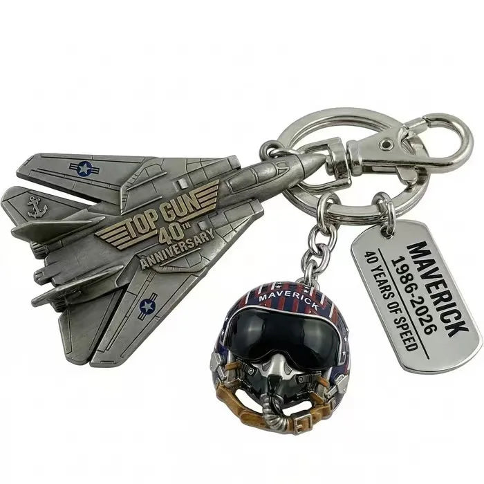 In Stock Top Gun 40th Anniversary Keychain Pilot Duck Cosplay Collectible Figurine 2026 Movie Fan Exclusive Gift