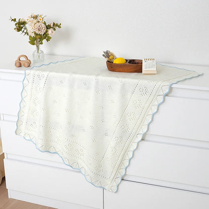 Baby Blankets Newborn 90*70cm Knitting Dual-Use Infant Boys Girls Stroller Swaddle Wrap Quilts Breathable Toddler Receiving Mats
