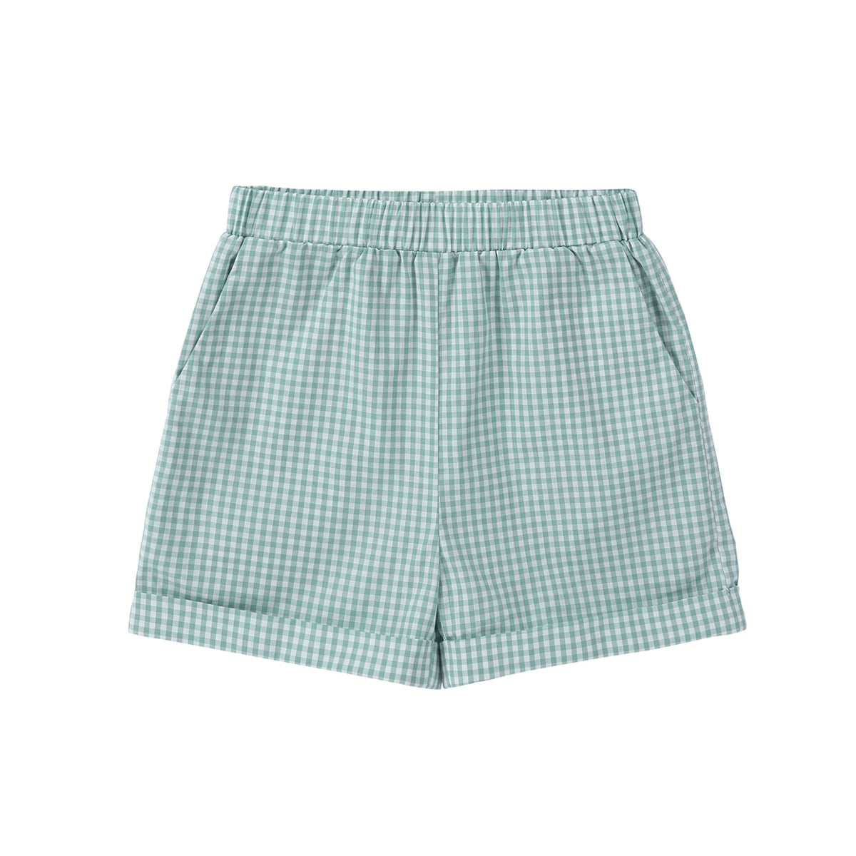 AS SS26 Sage Collection 100% Cotton Gingham Girls Embroidery Collar Dress Cable Sweater Top Brother Sister Family Matching