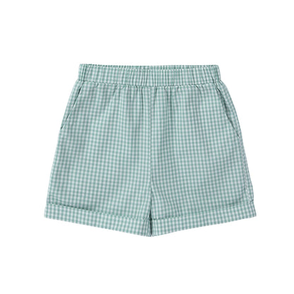AS SS26 Sage Collection 100% Cotton Gingham Girls Embroidery Collar Dress Cable Sweater Top Brother Sister Family Matching