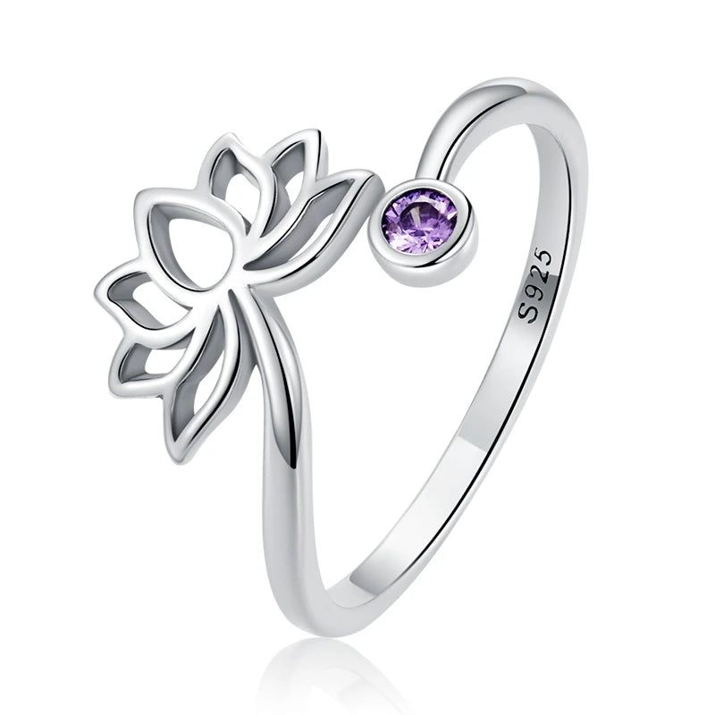 WOSTU 925 Sterling Silver Pet Cat Stackable opening Ring For Women Snake Dog Adjustable rings Fine Jewelry Party Birthday Gift