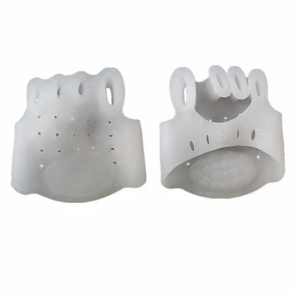 Five-Hole Toe Separator Thickened Breathable Forefoot Half Size Foot Pad Arch Support Cushion Pad for Daily Foot Wear