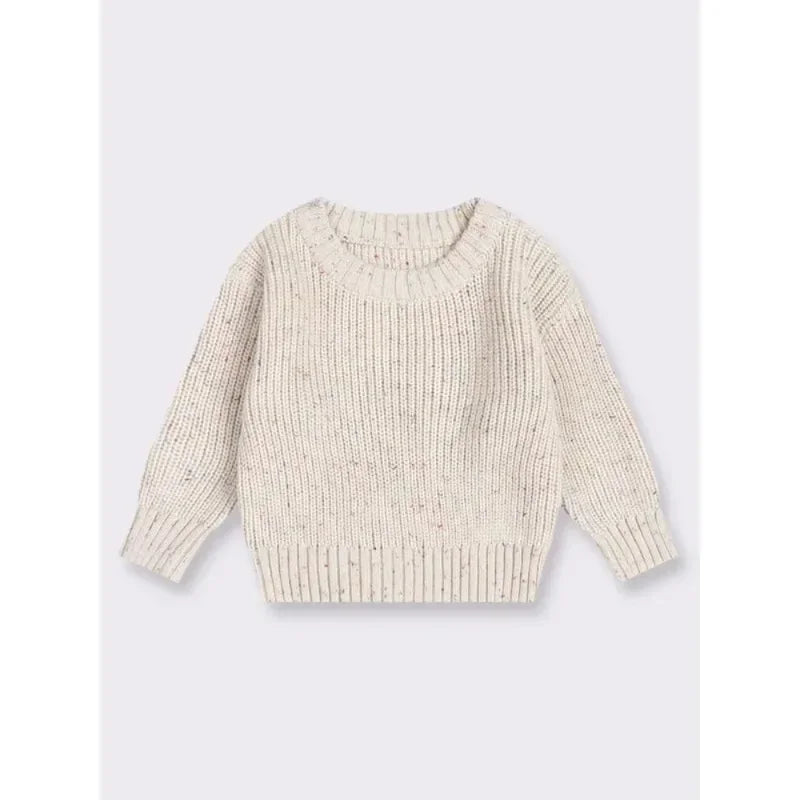 Autumn Baby 0-6Y Boys Girls Knit Sweater Clothes Toddler Infant Kids Knitwear Cotton Soft Winter Long Sleeve Baby Pullover Tops