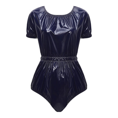 Womens Mens Leak-proof Diaper Cover Jumpsuit Elastic Waist Tear-away Bodysuit Waterproof Nursing Special Needs Reusable Diaper
